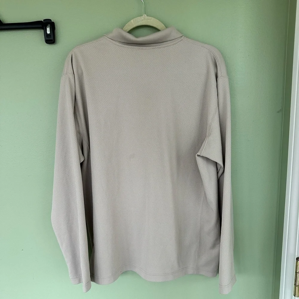 NORTH FACE Vapor Wick Shirt Men's L Navy 1/4 Zip Waffle Base Layer Long Sleeve‍‍ - Picture 7 of 8